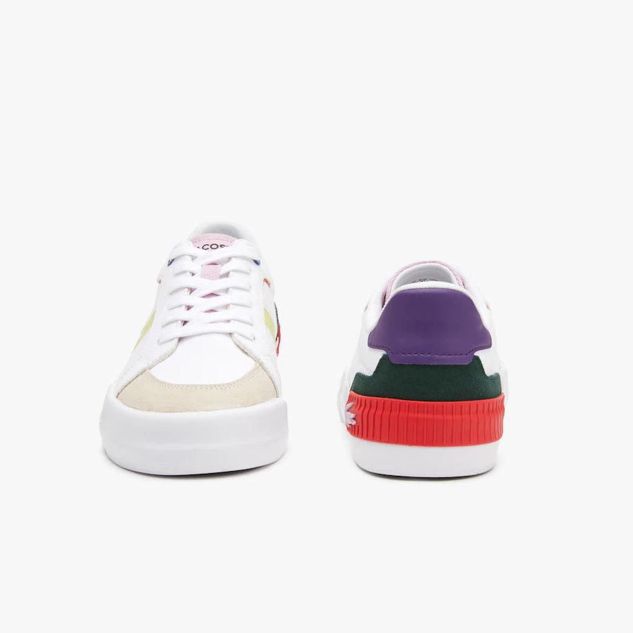 Women’s L004 Textile Color-Pop Sneakers Off White/Pink