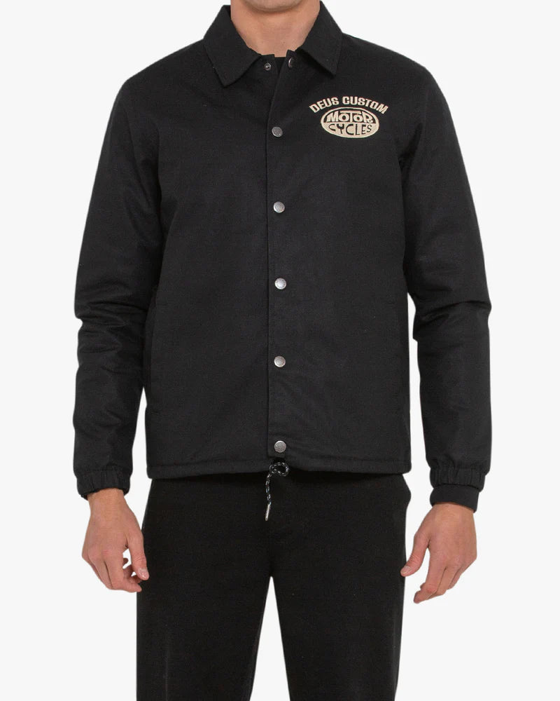 Deus Ex Machina redux coach jacket in black