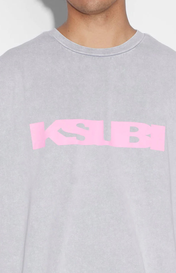 Soft Biggie Long Sleeve Tee Grey Marble