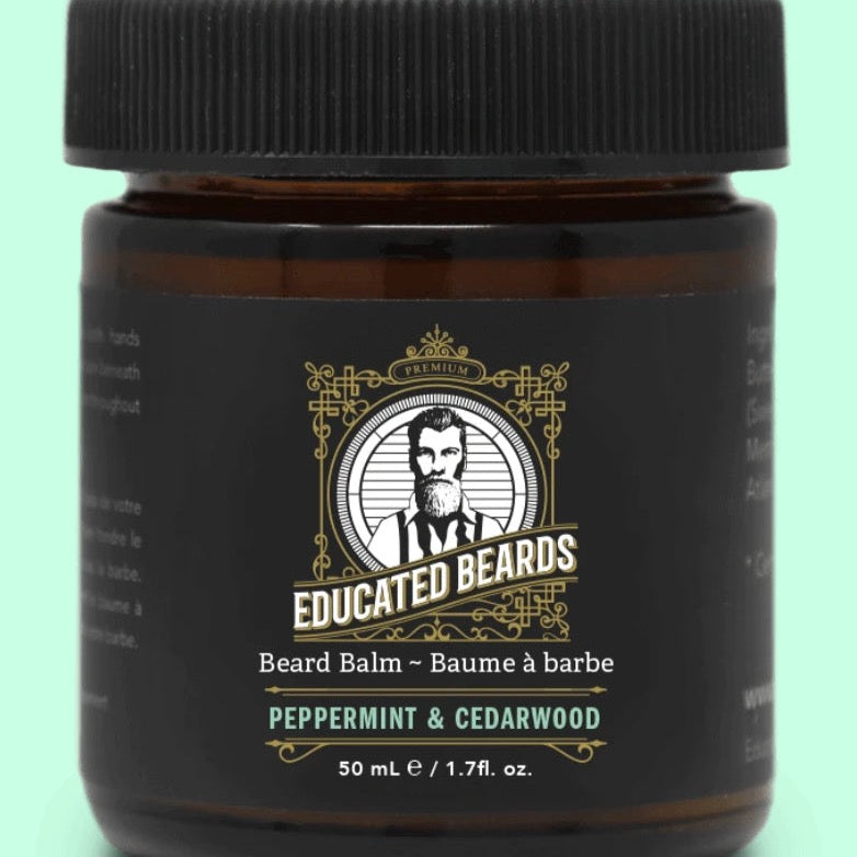 Educated Beards Peppermint & Cedarwood Beard balm for the Educated Man 50ml