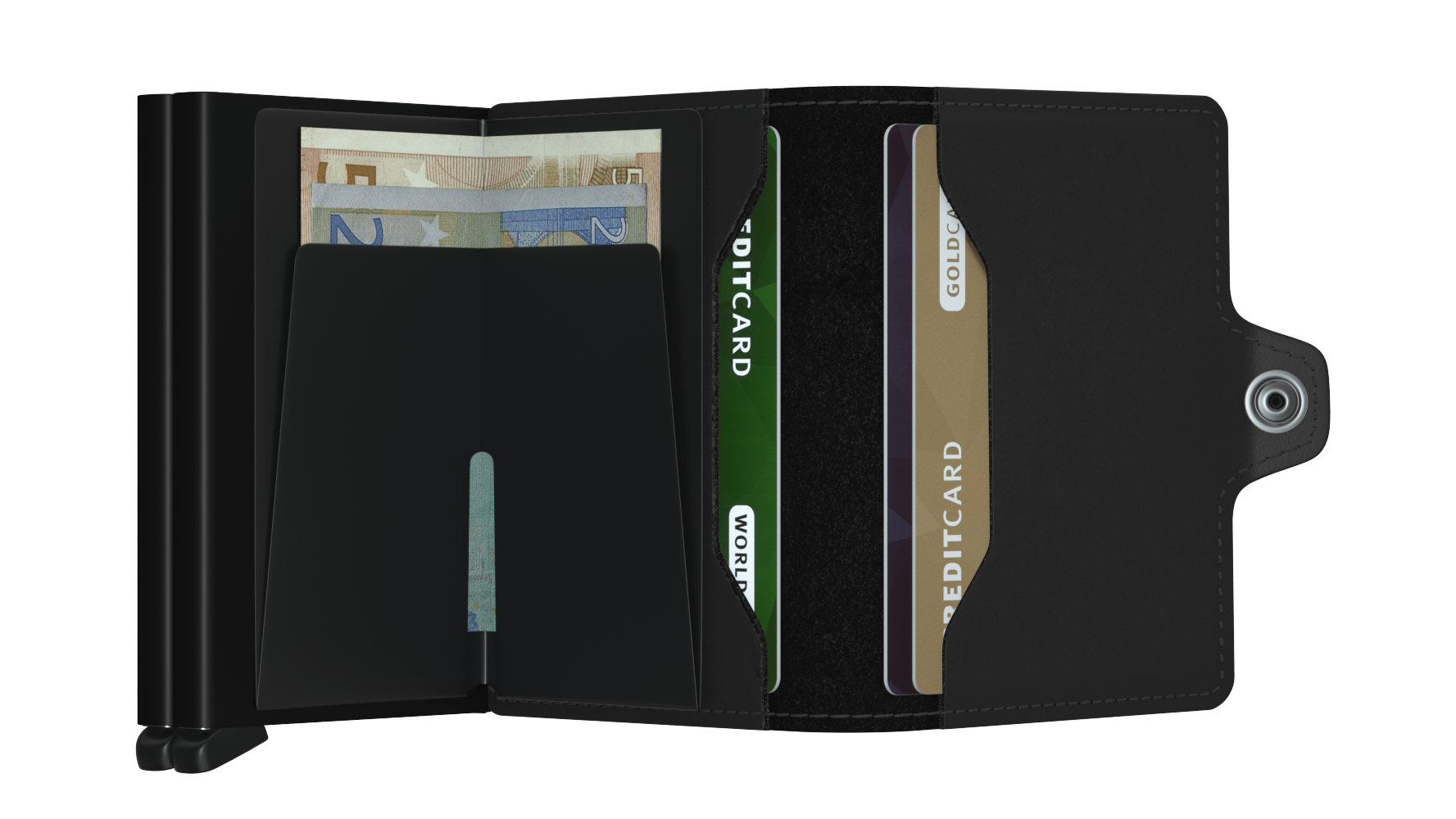 Twinwallet Matte Black RFID Secure