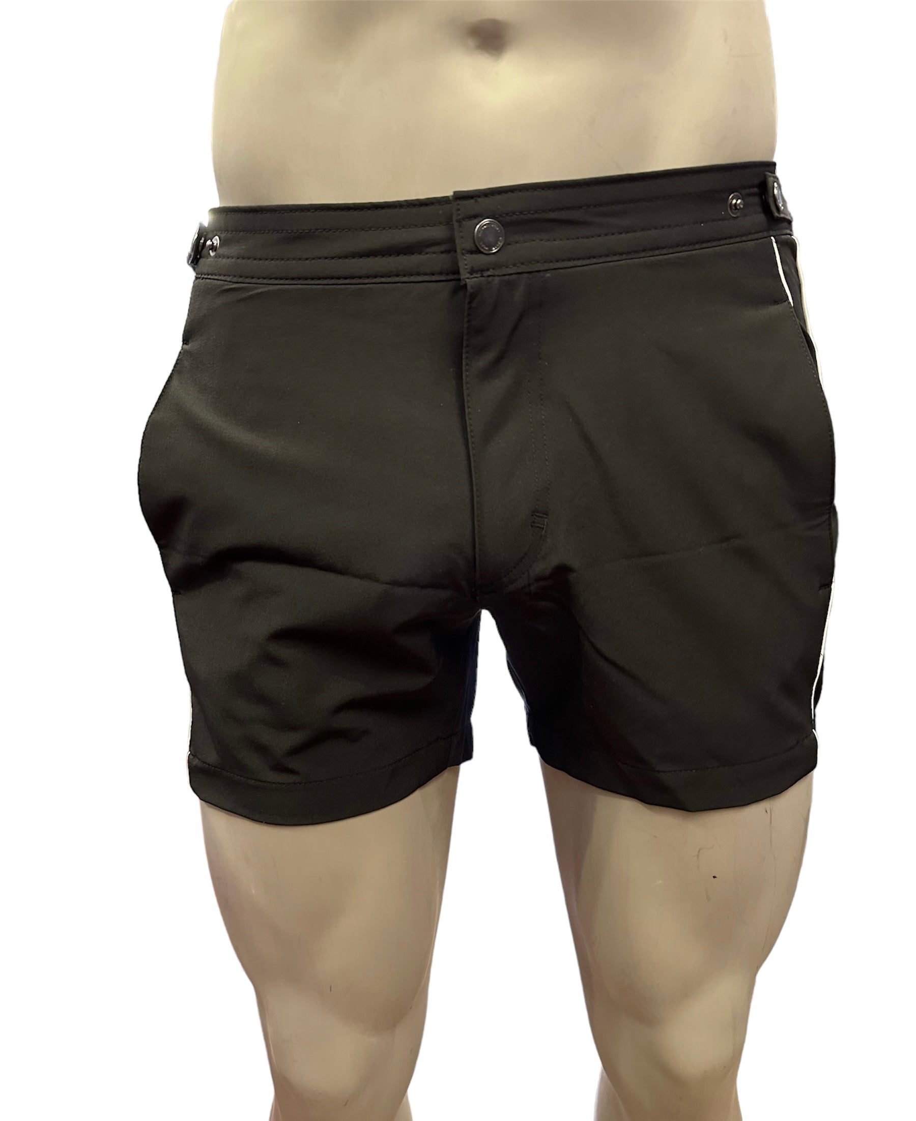 Michael Kors Swim Trunks Black stretch