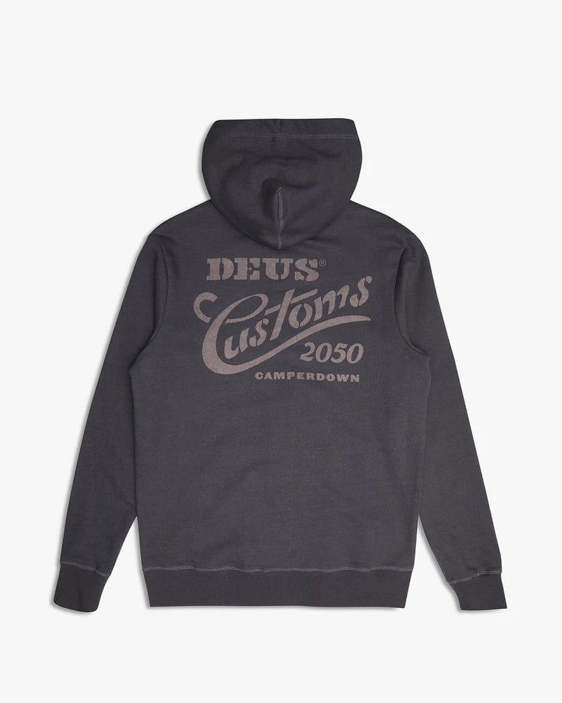 Canyons Zip Up Hoodie Shadow Grey