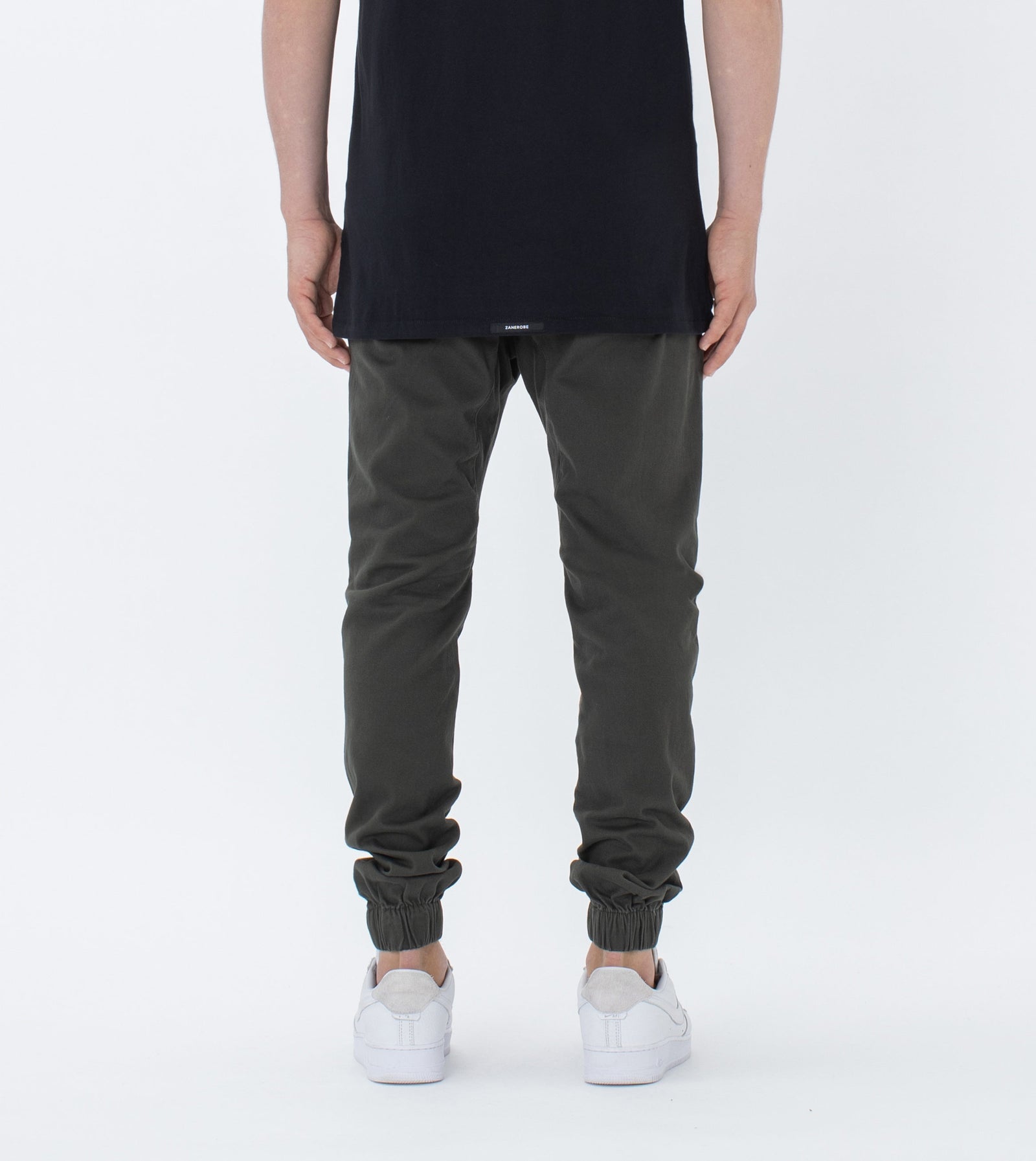 Zanerobe Men’s Sureshot Jogger Pants Dark Army Slim Stretch