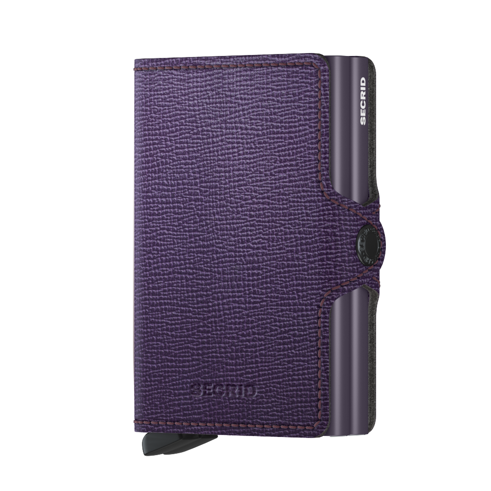 Secrid Twinwallet Crisple Purple RFID Secure authorized dealer genuine leather