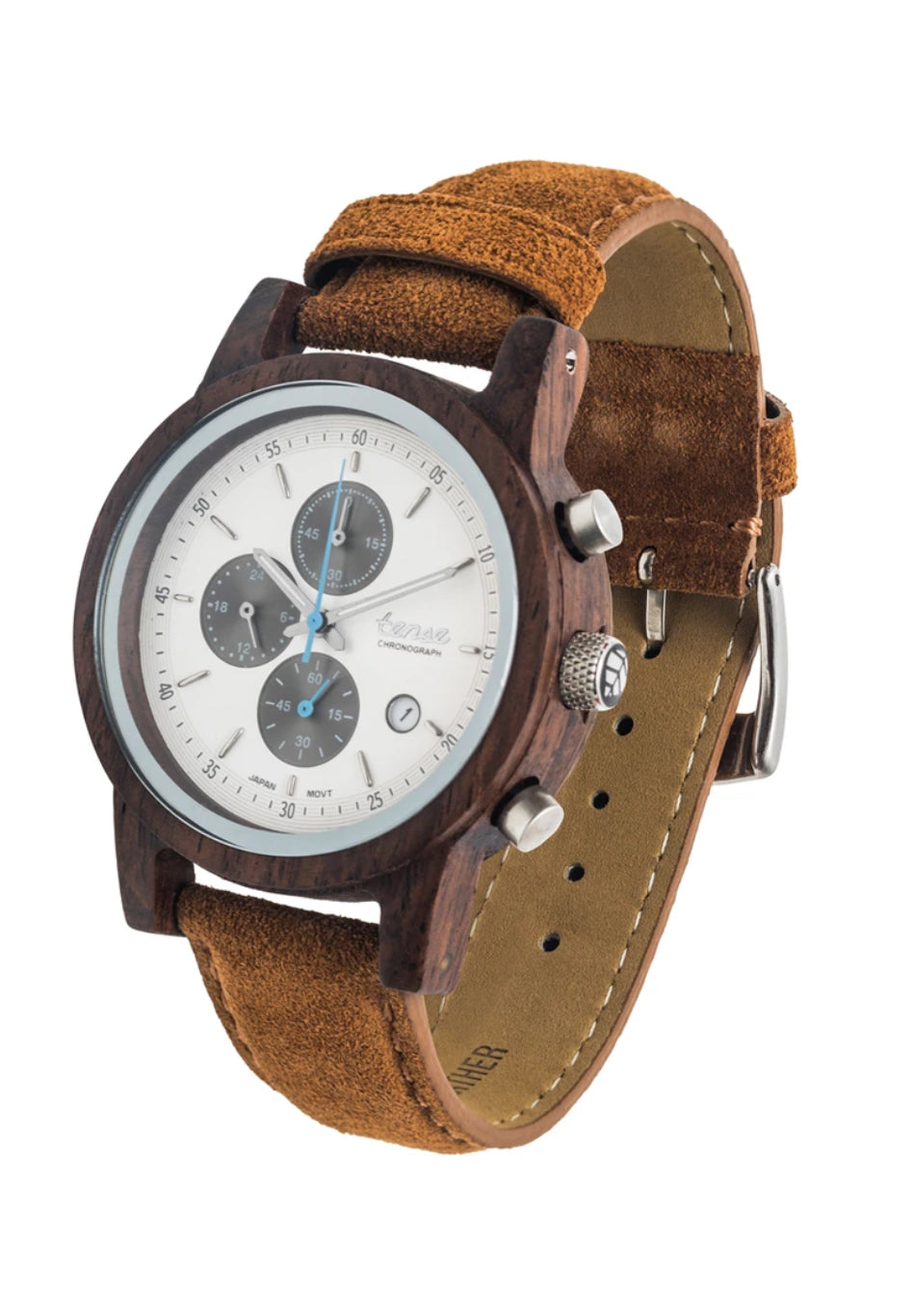 Cambridge Chrono Suede Tan Unisex Locally Hand Made