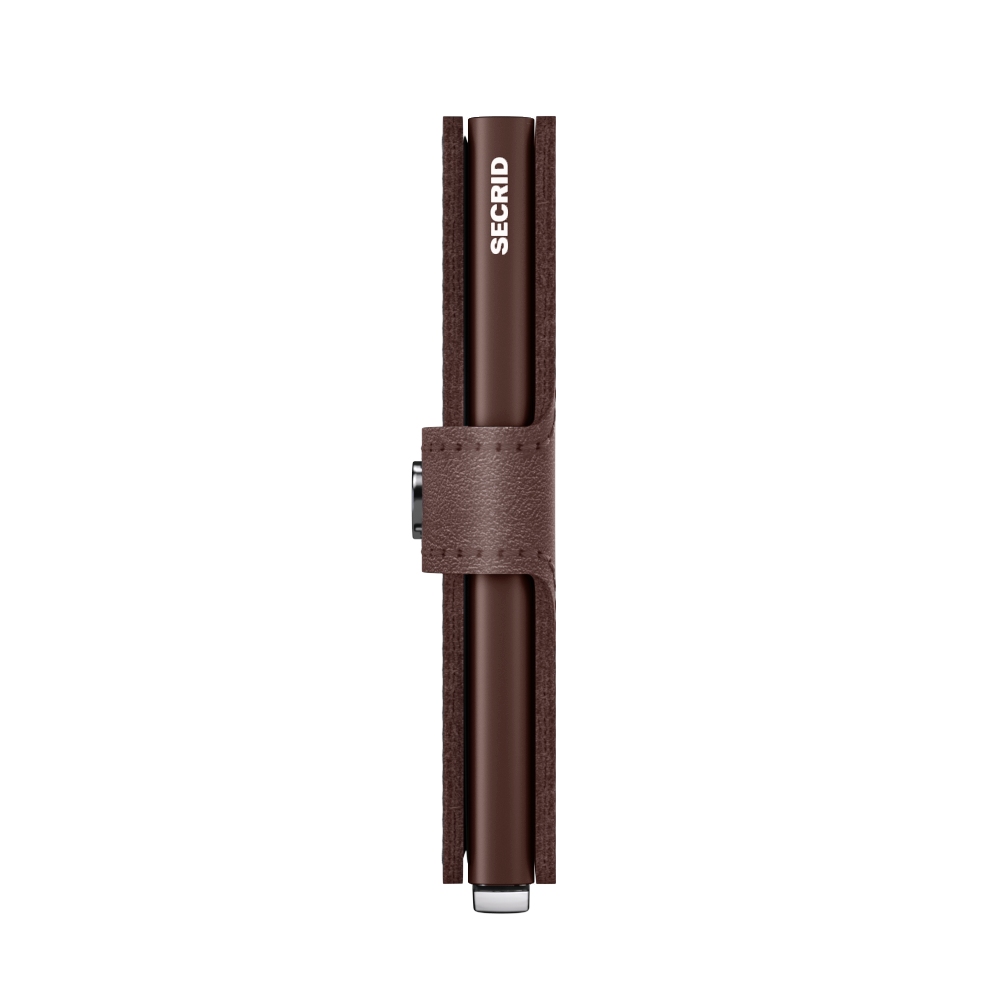 Secrid Premium RFID Secure Miniwallet Dusk Dark Brown Authorized Dealer Genuine Leather
