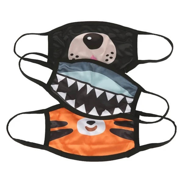 3 Pack child size face cover mask