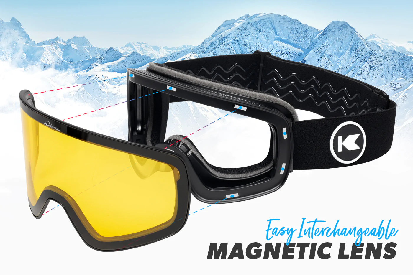 Slingshots Snow Googles Warp Speed