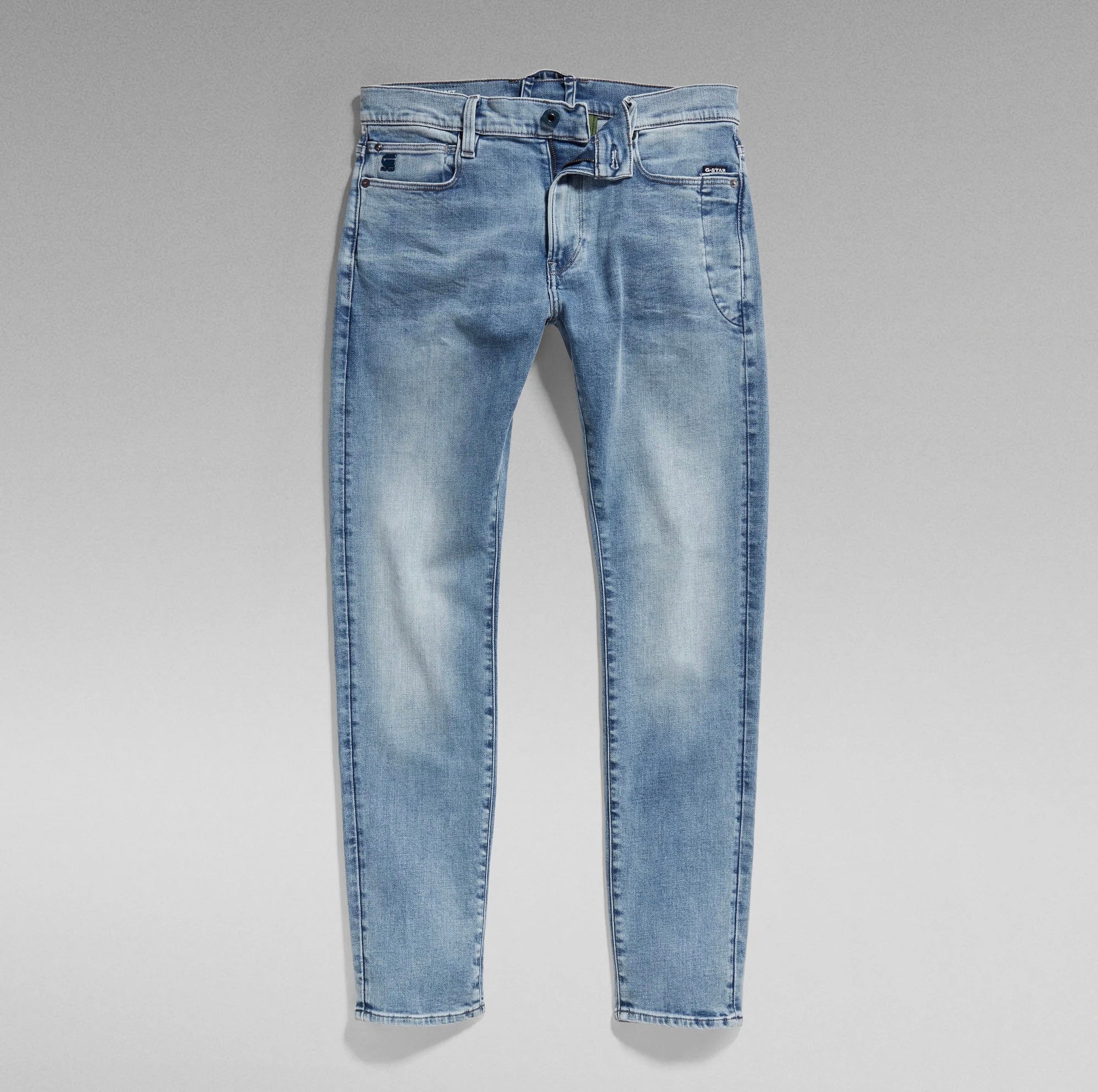 Lancet Skinny Light Indigo Aged Blue Superstretch