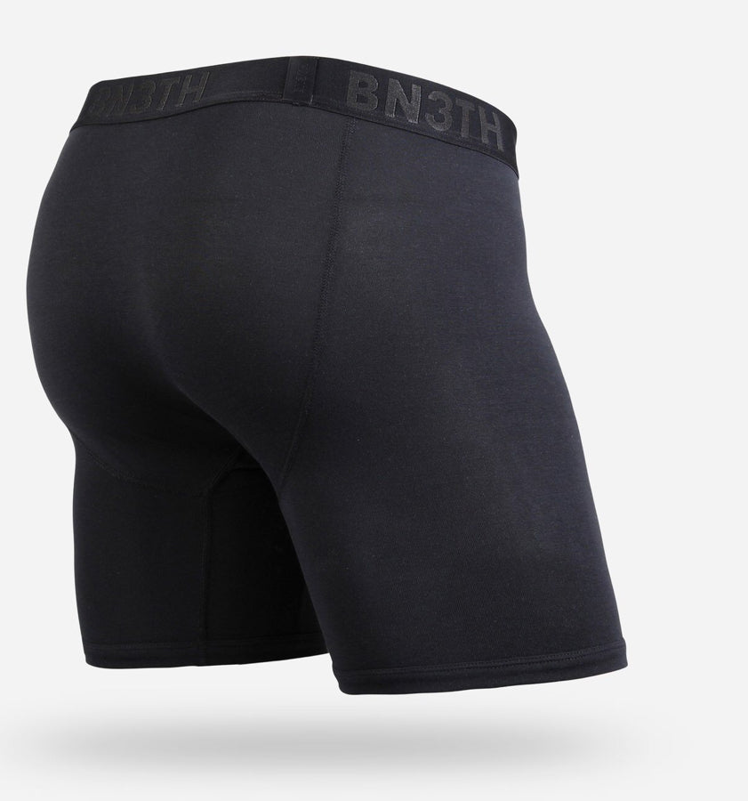 Classic Cut 6.5” Boxer Brief Solid Black/Black Underwear