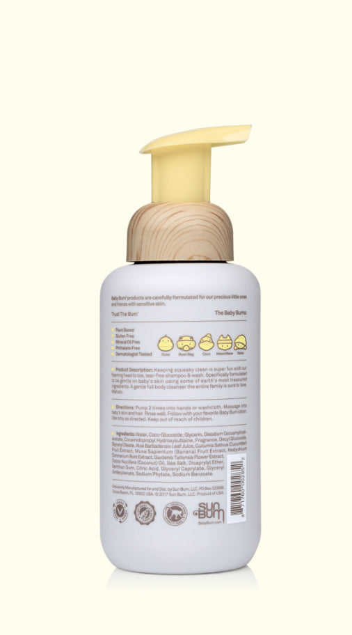 Sun bum baby shampoo and wash
