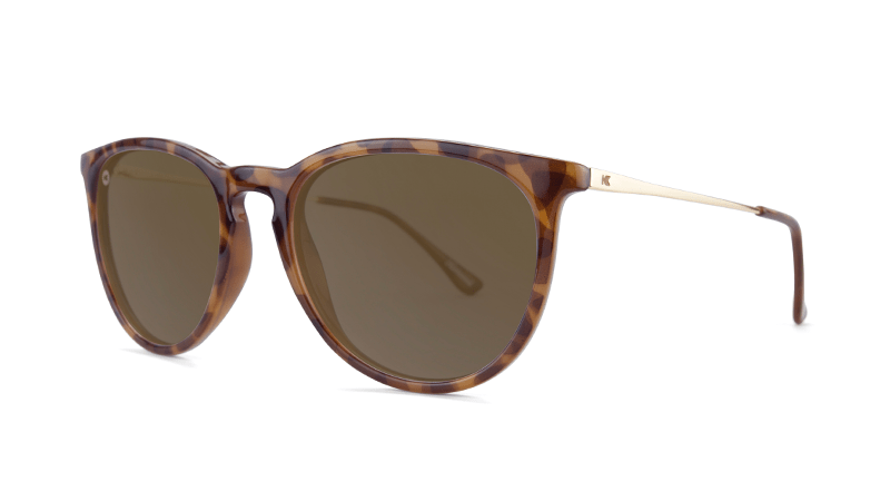 Knockaround Unisex Sunglasses Glossy Blonde Tortoise Shell/Amber Polarized