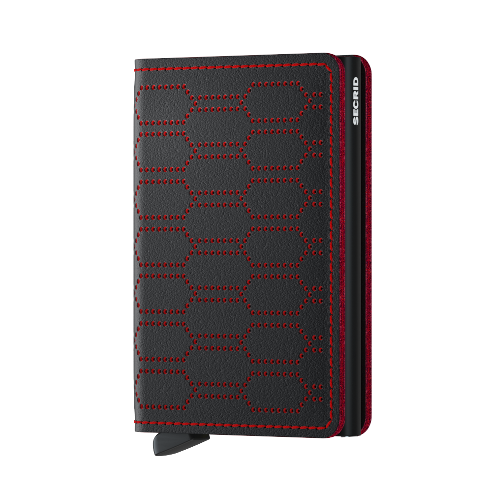 Slimwallet Fuel Black/Red RFID Secure