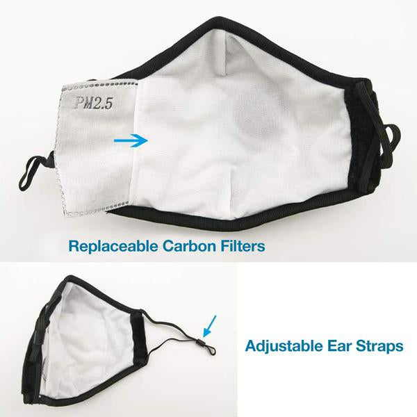 Mask 5 Layer Adjustable Cotton Anti-Pollution With Valve PPE