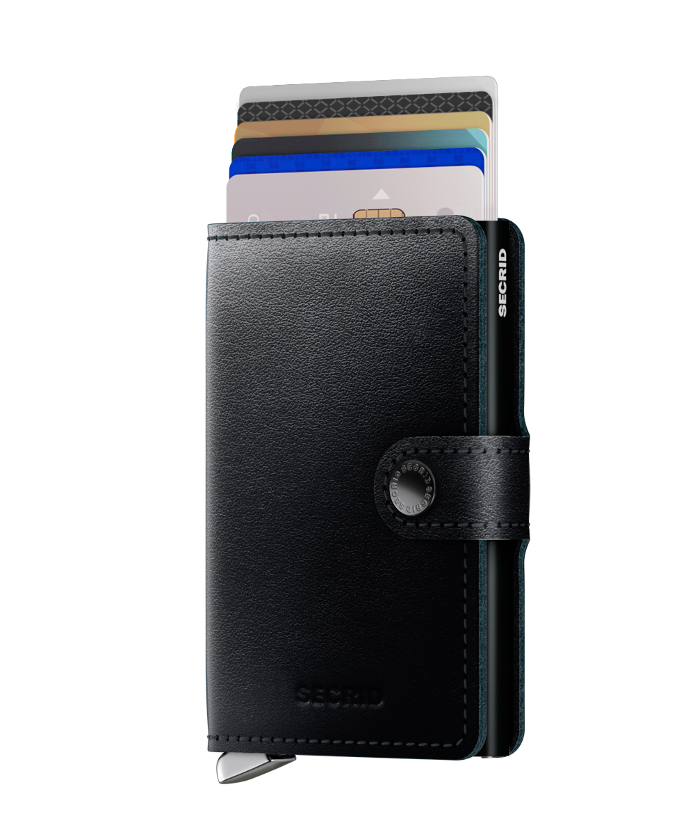 Premium Miniwallet Dusk Black RFID Secure