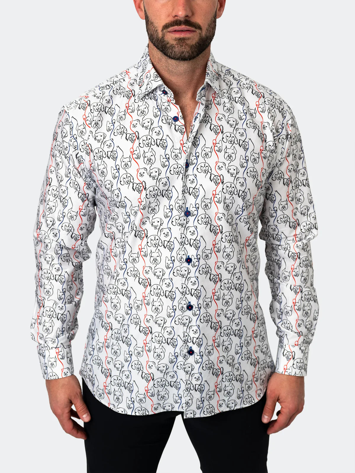 Shirt Dogline Print