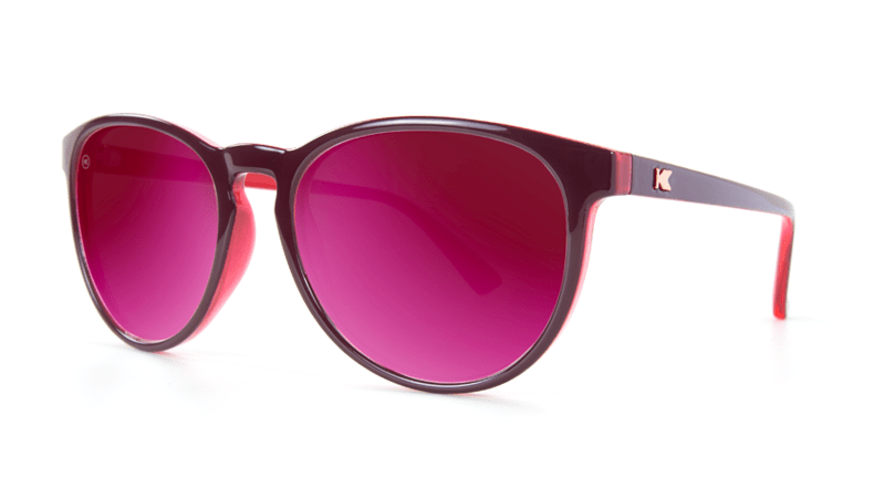 Unisex Sunglasses Mai Tais Burgundy Watermelon/Fuchsia Polarized