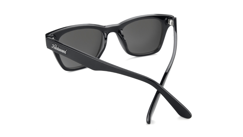 Unisex Sunglasses Seventy Nines Glossy Black/Snow Opal Polarized