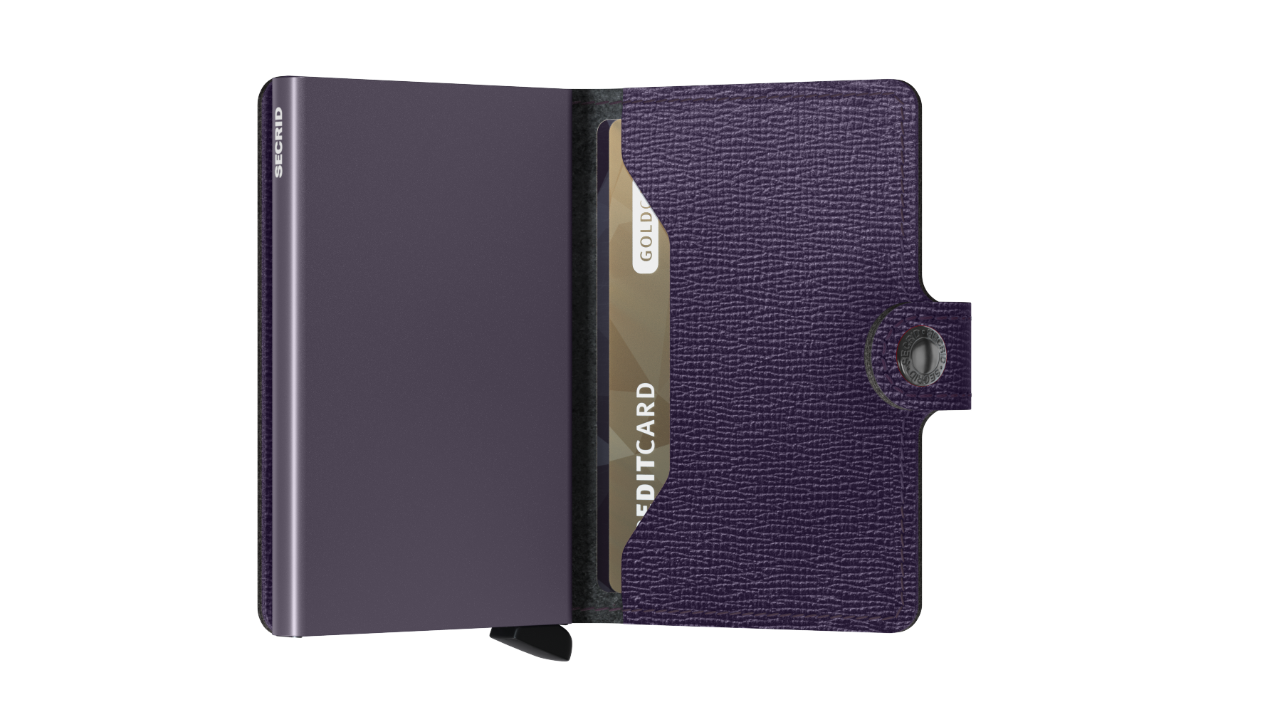 Miniwallet Crisple Purple RFID Secure