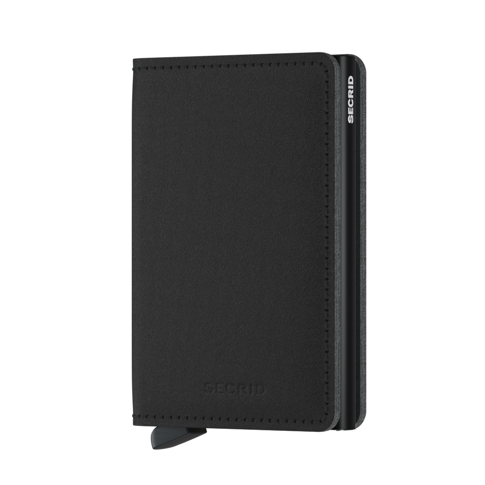 Slimwallet Vegan Yard Black-RFID Secure
