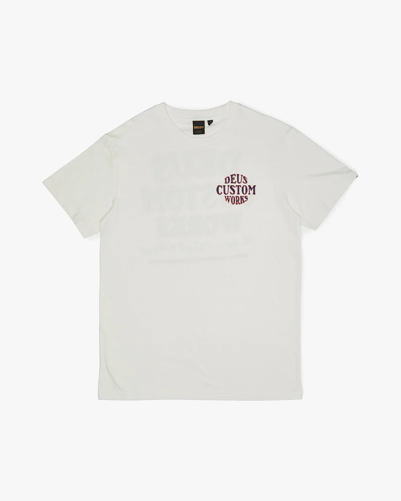 Deus Ex Machina Works Tee Vintage White