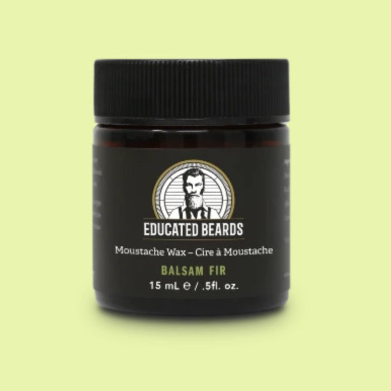 Educated Beards Moustache wax Balsam Fir for the Educated Man 15ml