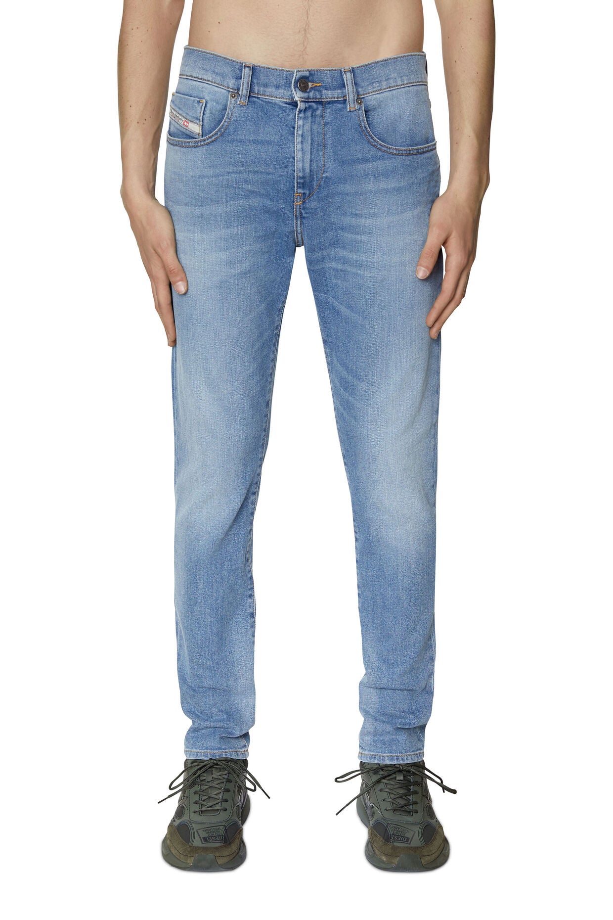 2019 D-Strukt 09E13 Slim Jeans Light Blue