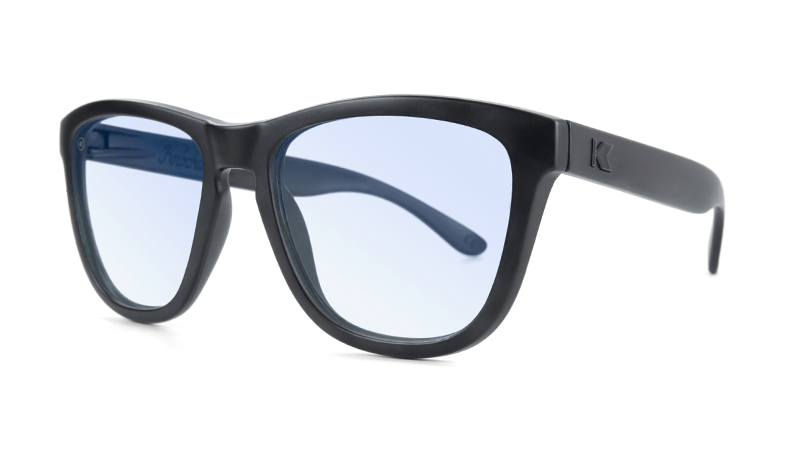 Premiums Black On Black Blue Light Blockers Sunglasses