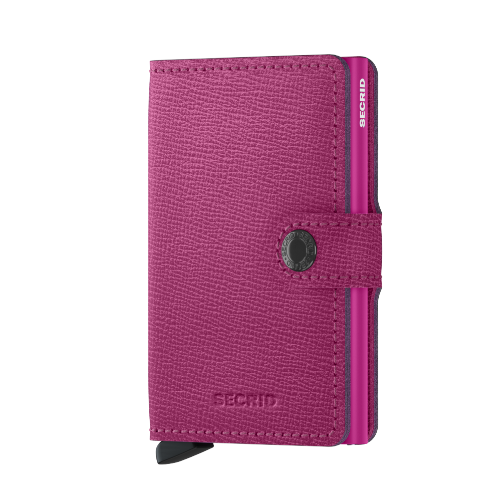 Miniwallet Crisple Fuchsia RFID Secure