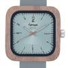 Tense Unisex WoodenWatch Walnut/Grey Labrador Leather