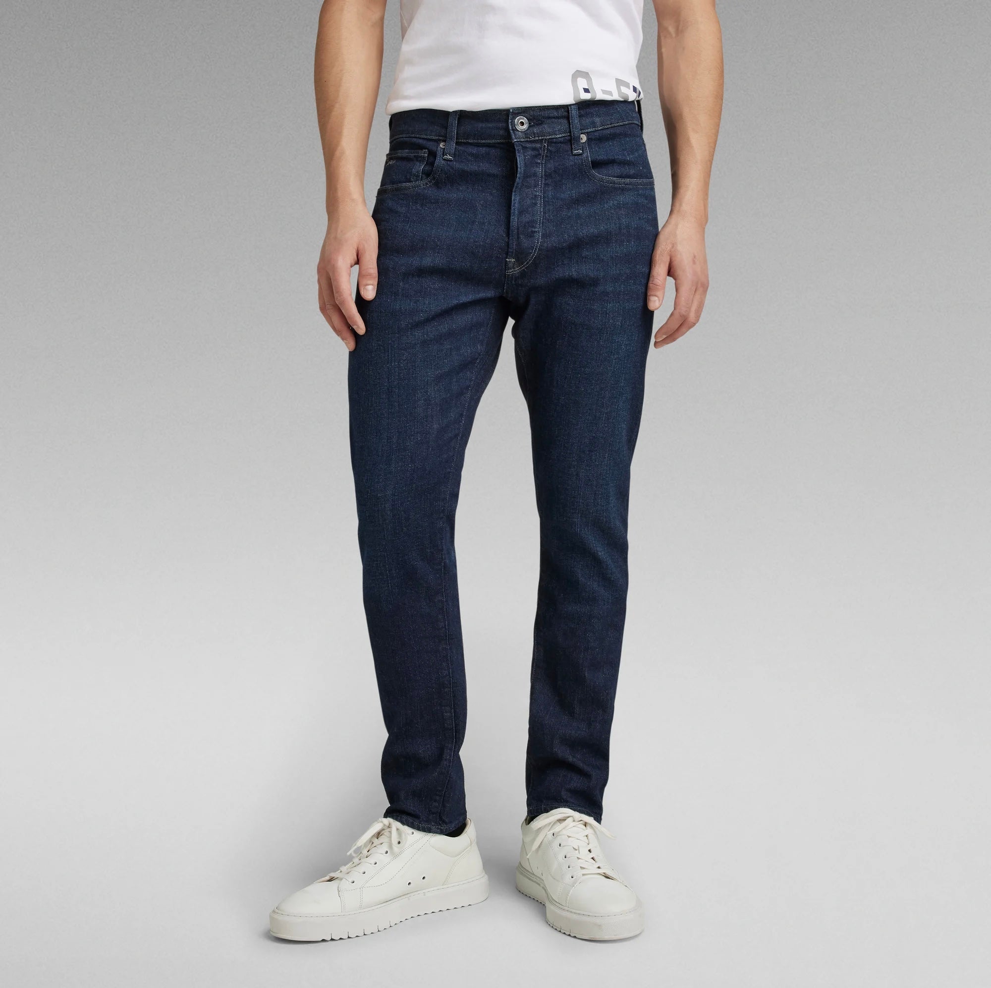 3301 Slim Denim Worn in deep Marine Jeans Organic Cotton