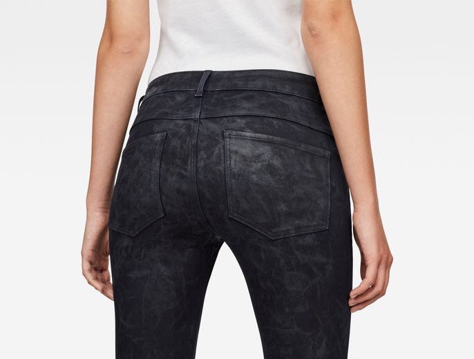 Woman’s 5622 D-MOTION 3D Mid Skinny Black Painted