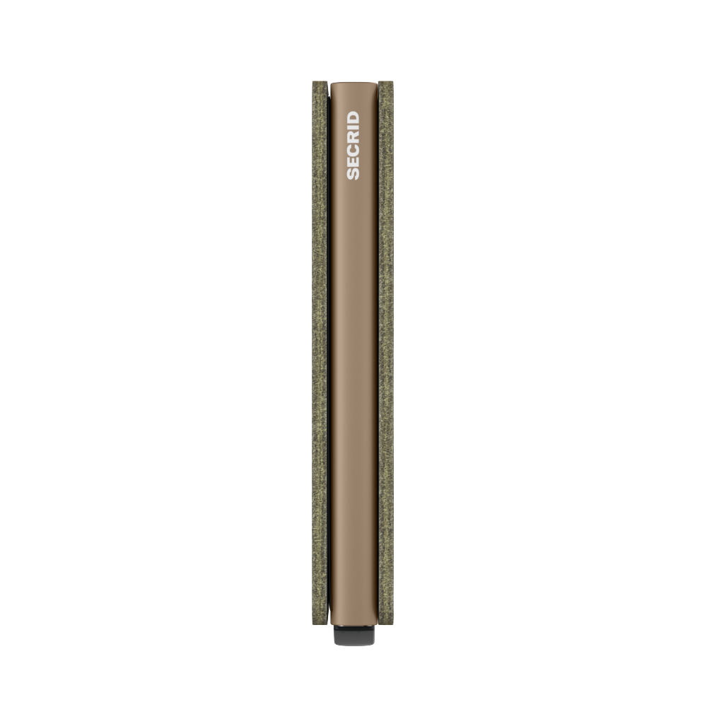 Slimwallet Saffiano Olive Green RFID Secure