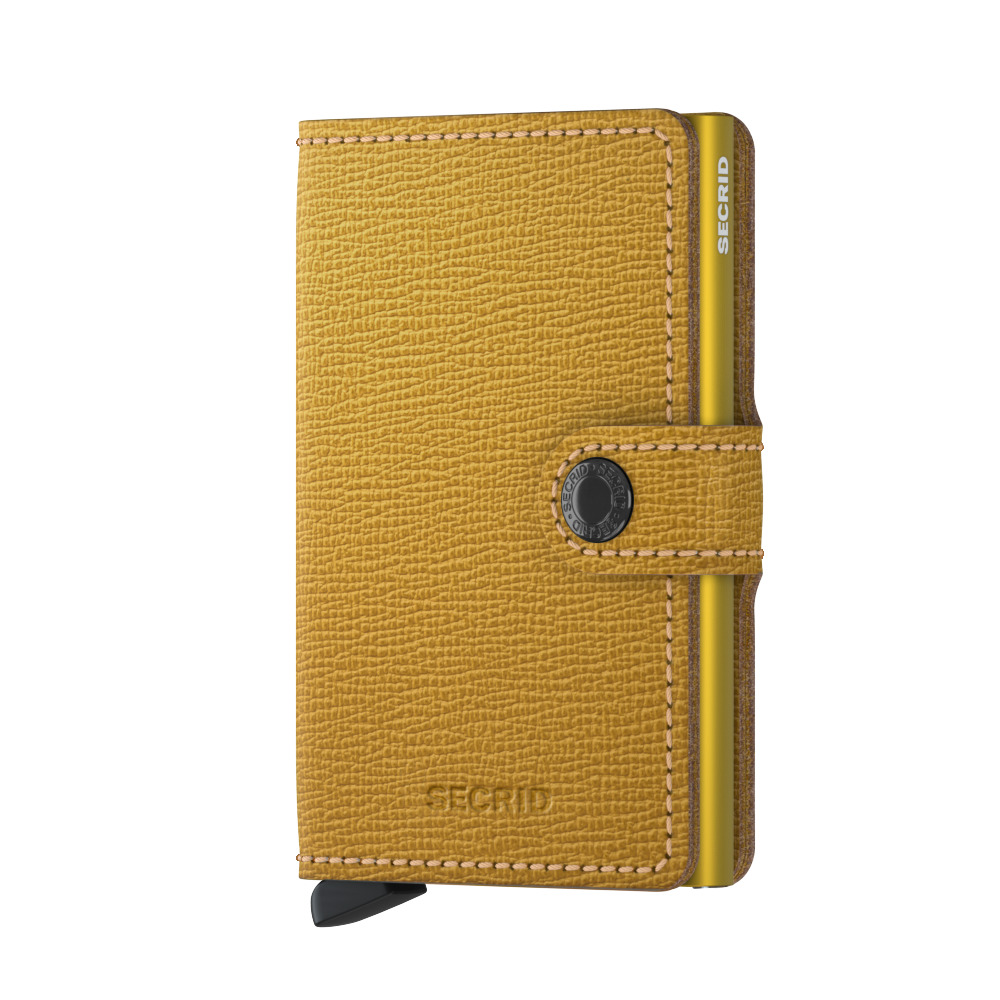 Miniwallet Crisple Ochre RFID Secure