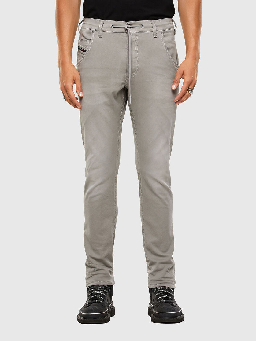 Diesel Men’s Jeans Krooley Grey Joggjeans Tapered Stretch Denim