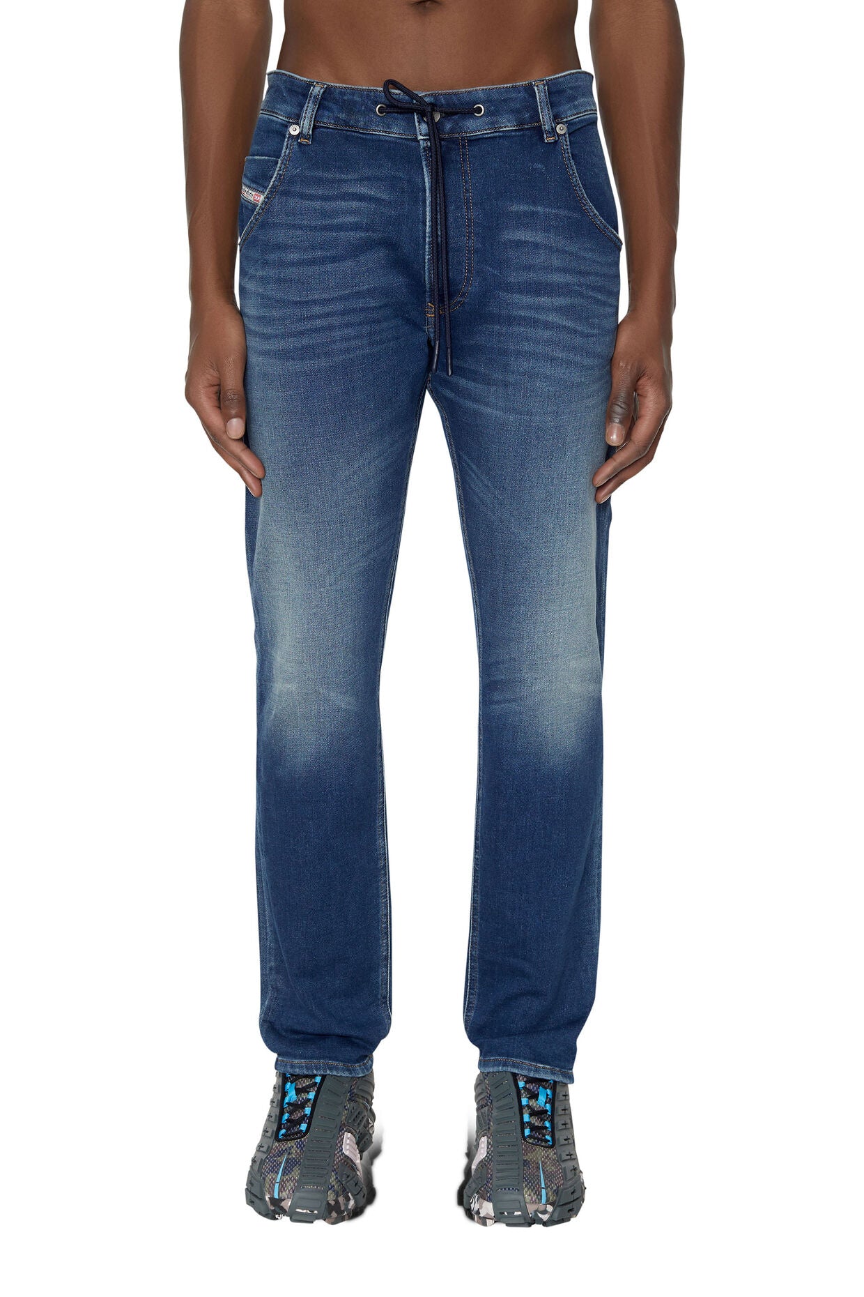 Krooley Joggjeans 068AZ Tapered Medium Blue Jeans