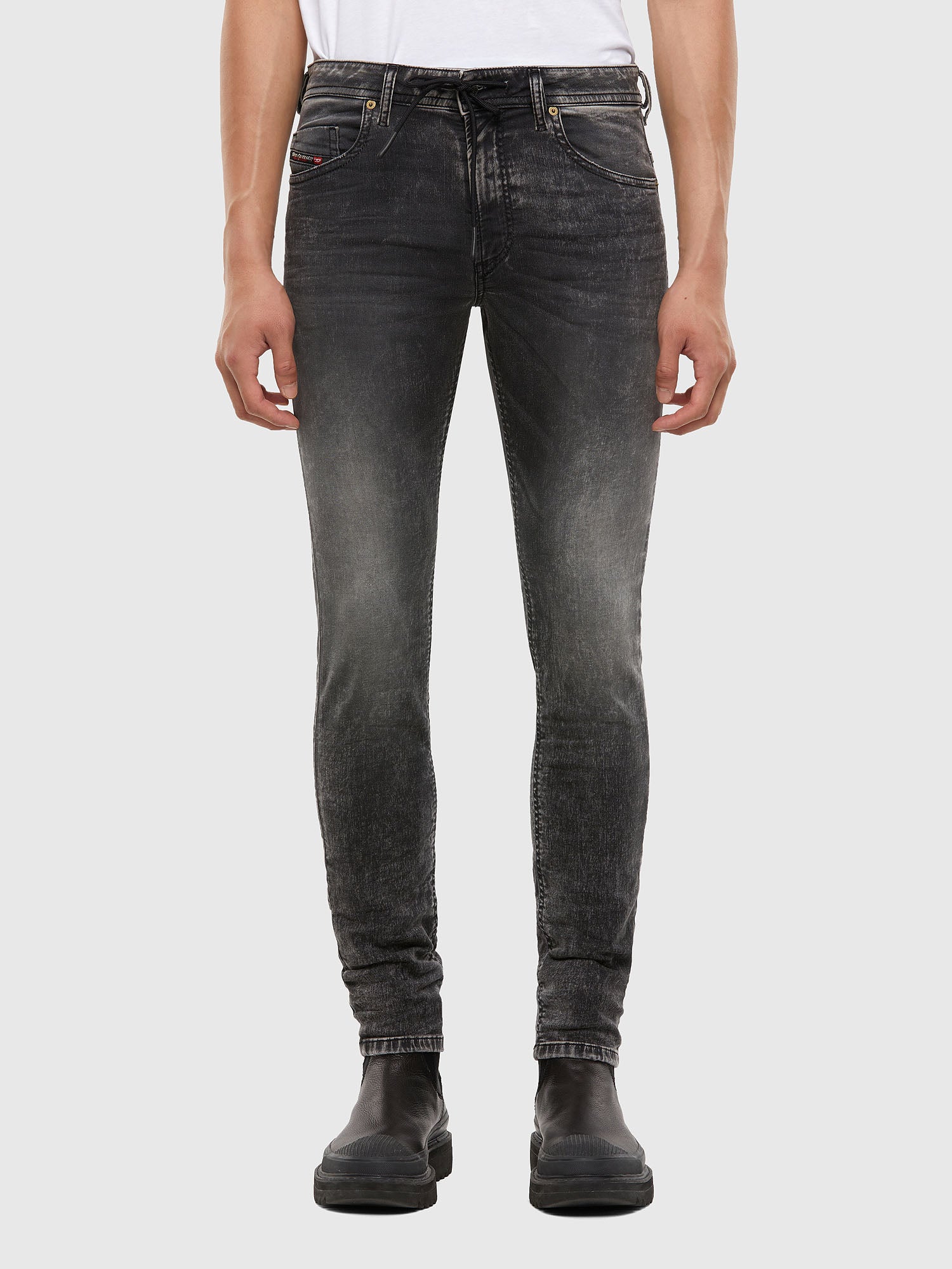 Mens grey hot sale diesel jeans