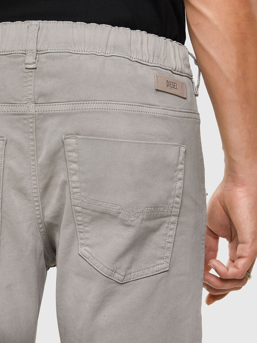 Diesel Men’s Jeans Krooley Grey Joggjeans Tapered Stretch Denim