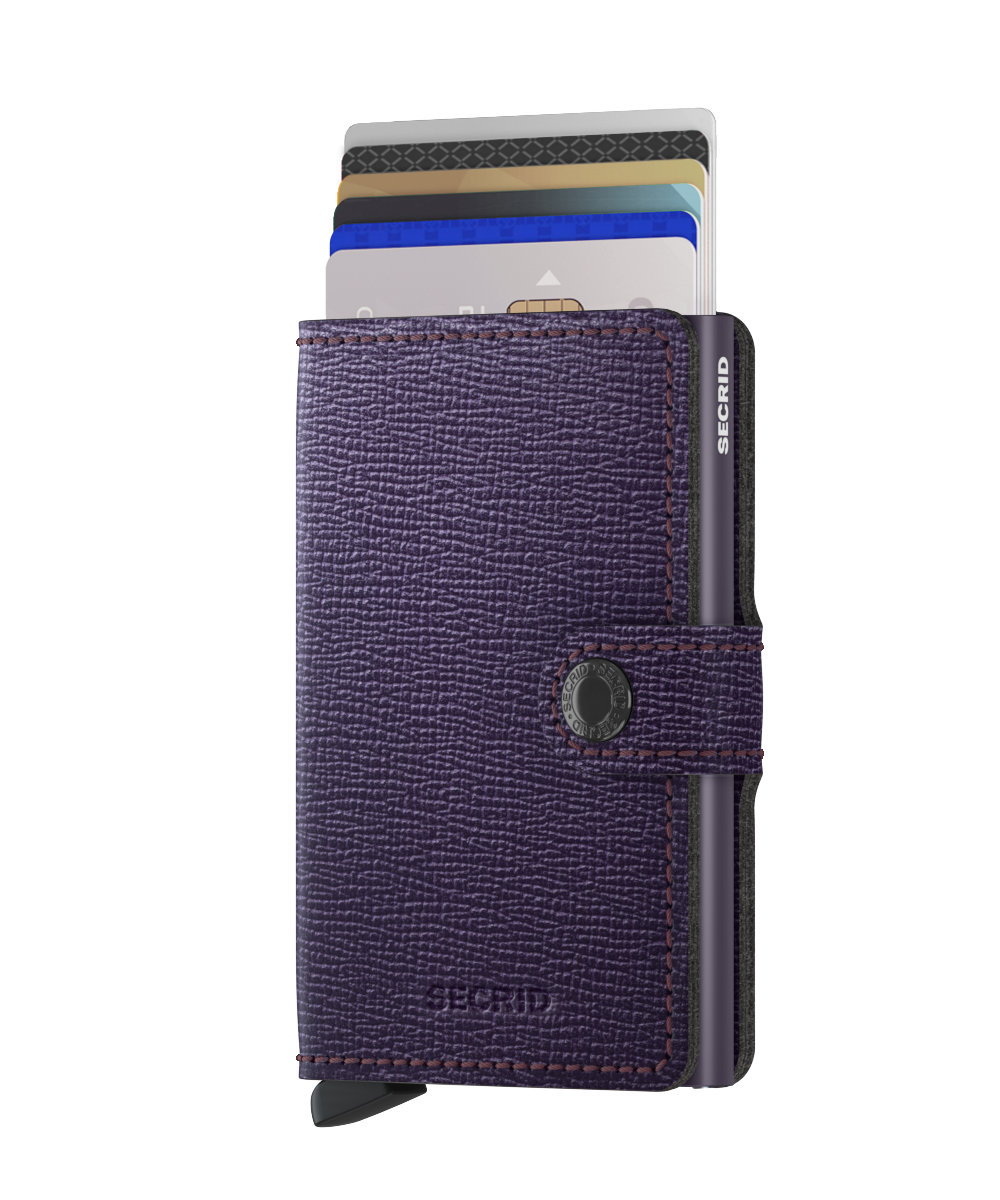 Miniwallet Crisple Purple RFID Secure