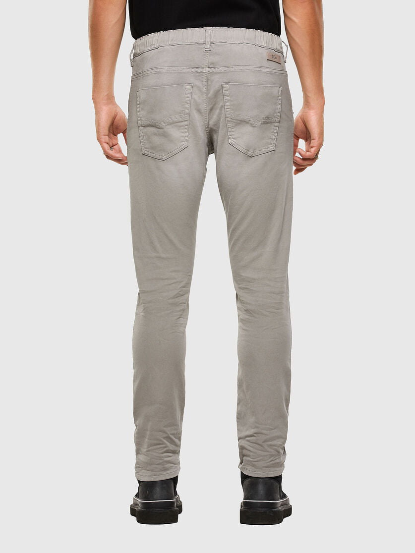 Diesel Men’s Jeans Krooley Grey Joggjeans Tapered Stretch Denim