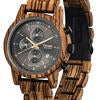 Cambridge Zebrawood/Black Locally Hand Made