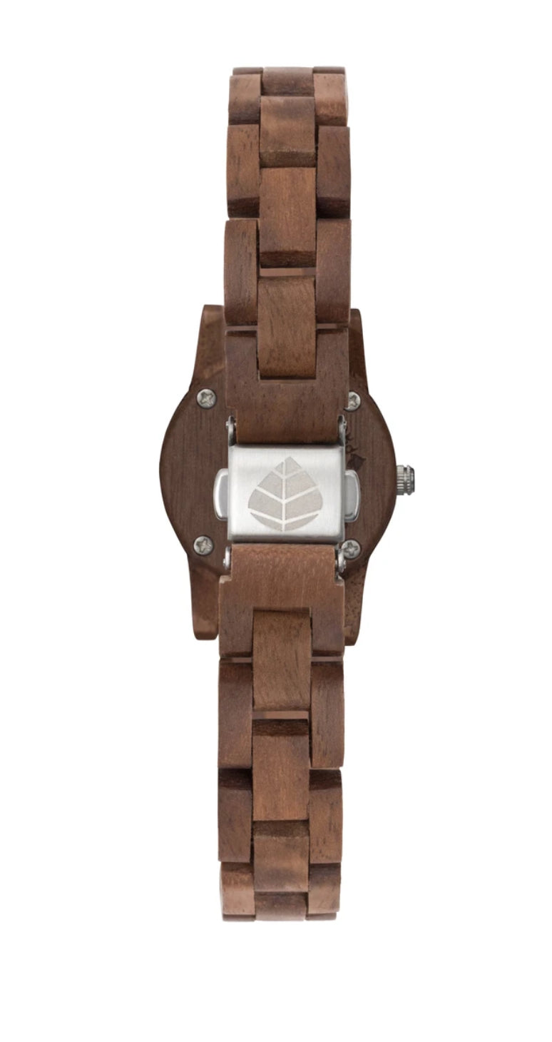 Tense Women’s Hampton 2 Walnut/Teal Wooden Watch Hand Made