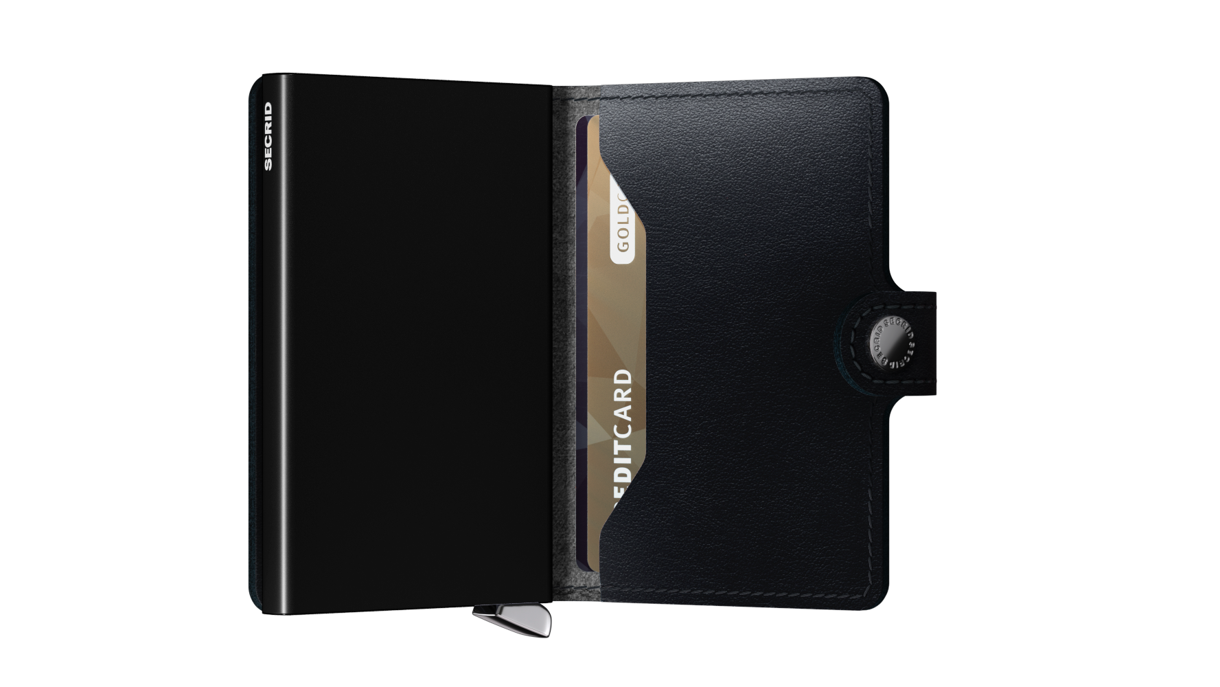 Premium Miniwallet Dusk Black RFID Secure
