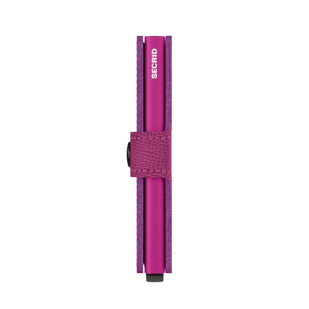 Miniwallet Crisple Fuchsia RFID Secure