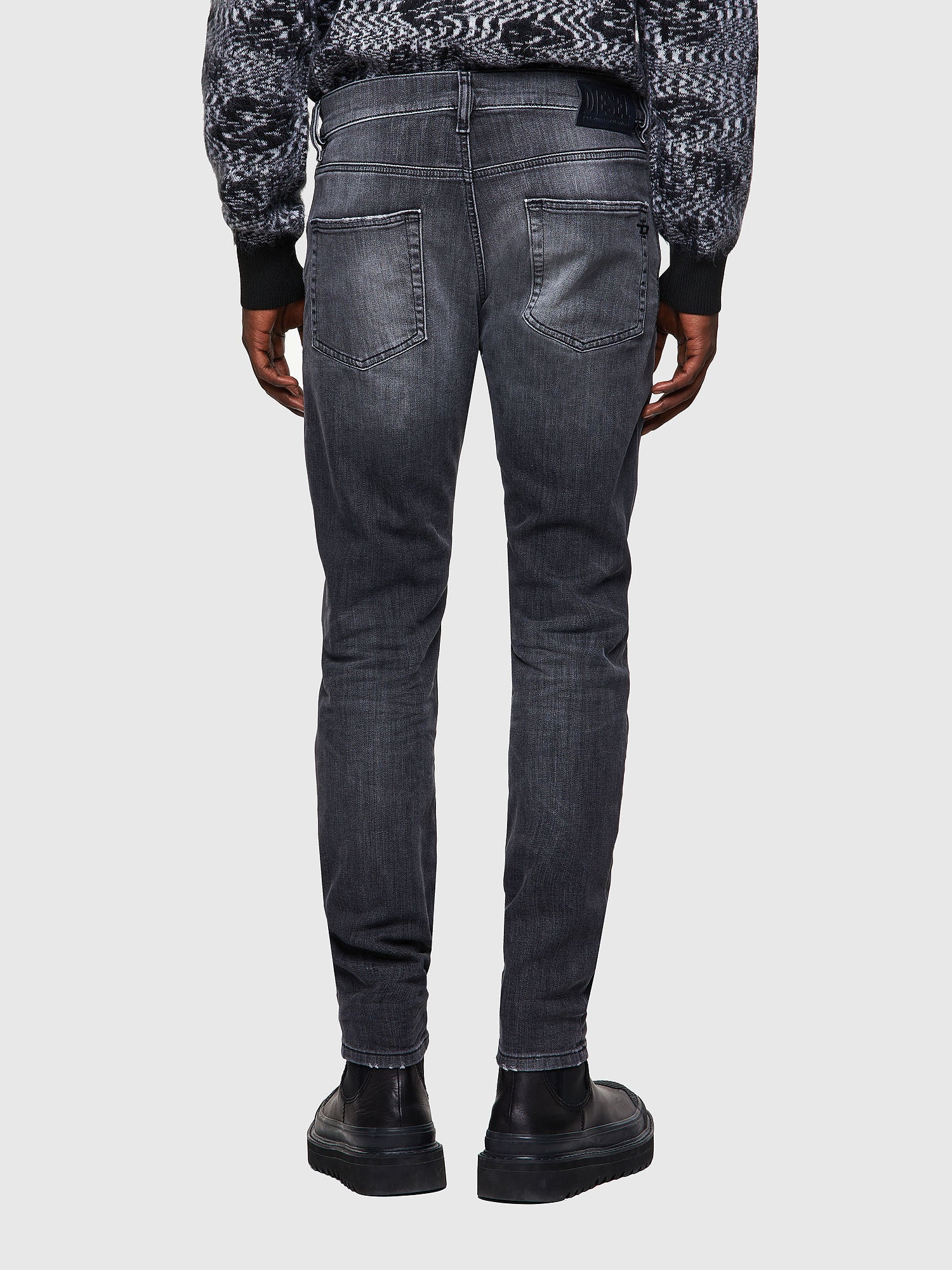 D-Strukt Slim Stretch 009QT Black/Dark Grey JoggJeans