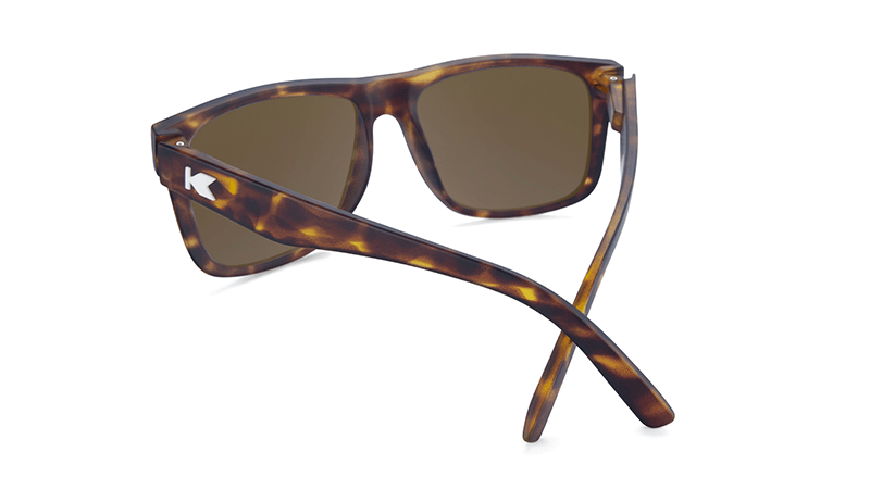 Knockaround Unisex Sunglasses Torrey Pines Matte Tortoise Shell/Amber Polarized