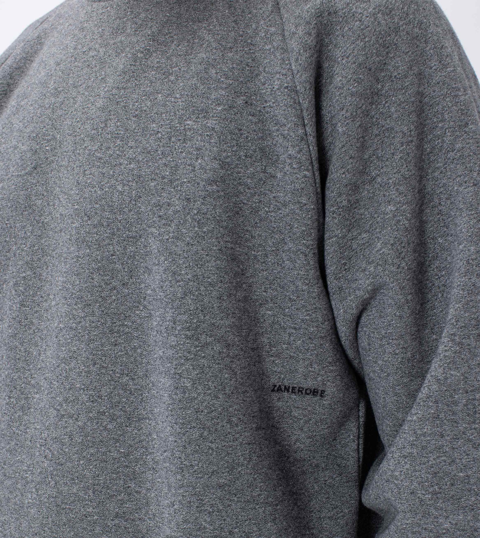 Lowgo Raglan Sleeve Crew Neck Sweatshirt Static Grey