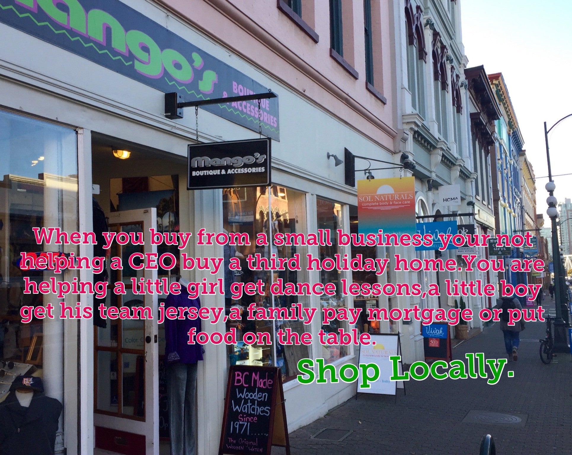 Support Our Community - Shop Local