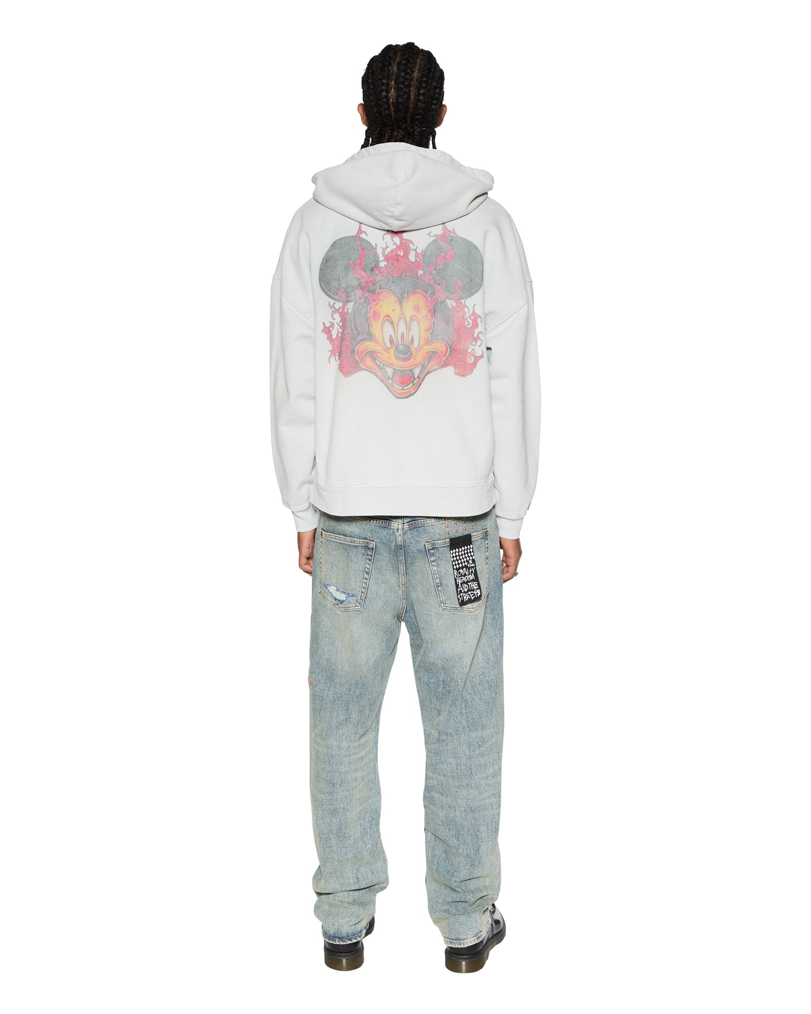 FUEGO EKCESS ZIP THRU HOODIE painted